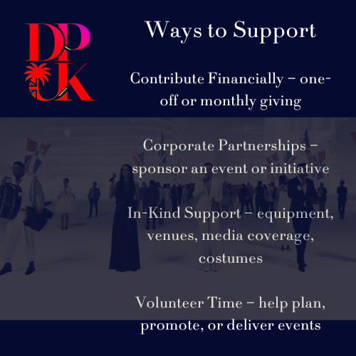 Dominican Parade UK campaign artwork 23