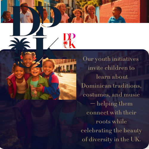 Dominican Parade UK youth initiatives artwork
